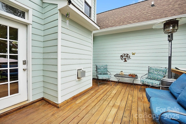 1214 Foxfield Rd, Waxhaw, NC 28173 - view of wooden deck