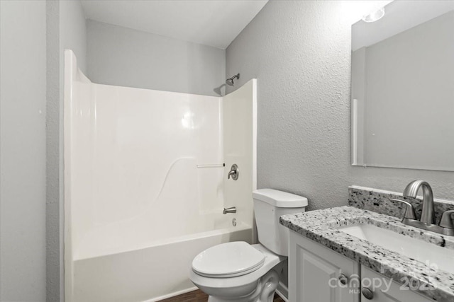 1320 Beaconfield Ct, Rock Hill, SC 29730 - bathroom with vanity, shower / bathtub combination, and a textured wall