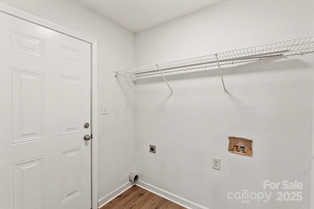 1320 Beaconfield Ct, Rock Hill, SC 29730 - washroom with electric dryer hookup, dark wood-type flooring, and hookup for a washing machine