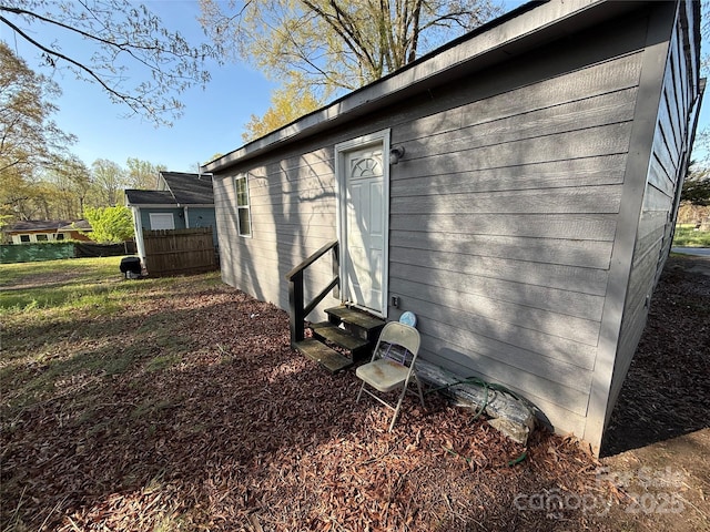 3316 Queens Ln Unit 10, Gastonia, NC 28052 - view of side of property featuring entry steps and fence