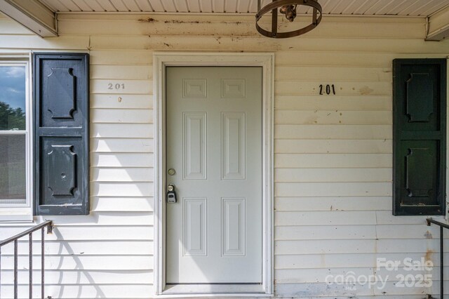201 Lee Black Rd, Cherryville, NC 28021 - view of doorway to property