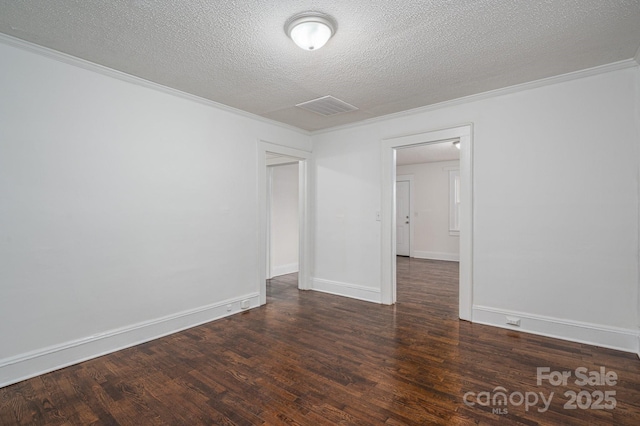 201 Lee Black Rd, Cherryville, NC 28021 - unfurnished room with wood finished floors, visible vents, and ornamental molding