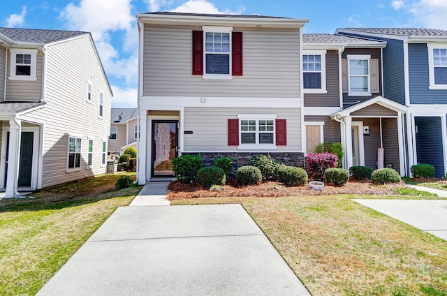 309 River Clay Rd, Fort Mill, SC 29708 - view of front of house with a front yard