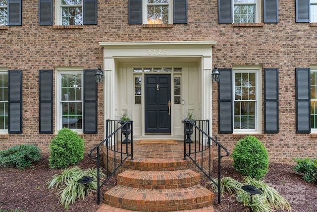 5125 Winding Brook Rd, Charlotte, NC 28226 - entrance to property with brick siding