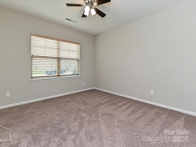 4425 Marlay Park, Indian Trail, NC 28079 - unfurnished room featuring a ceiling fan, carpet floors, and baseboards