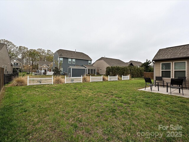 4425 Marlay Park, Indian Trail, NC 28079 - view of yard featuring a patio area and a residential view