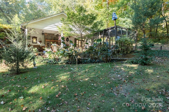 144 Miller Dr, Tryon, NC 28782 - view of yard