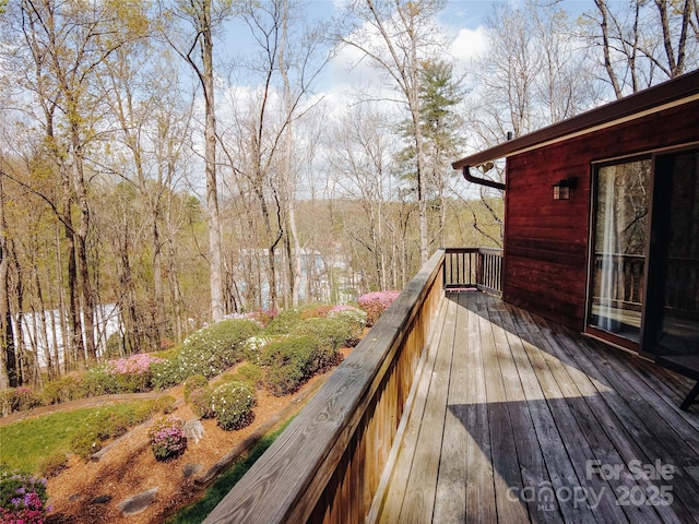 view of deck