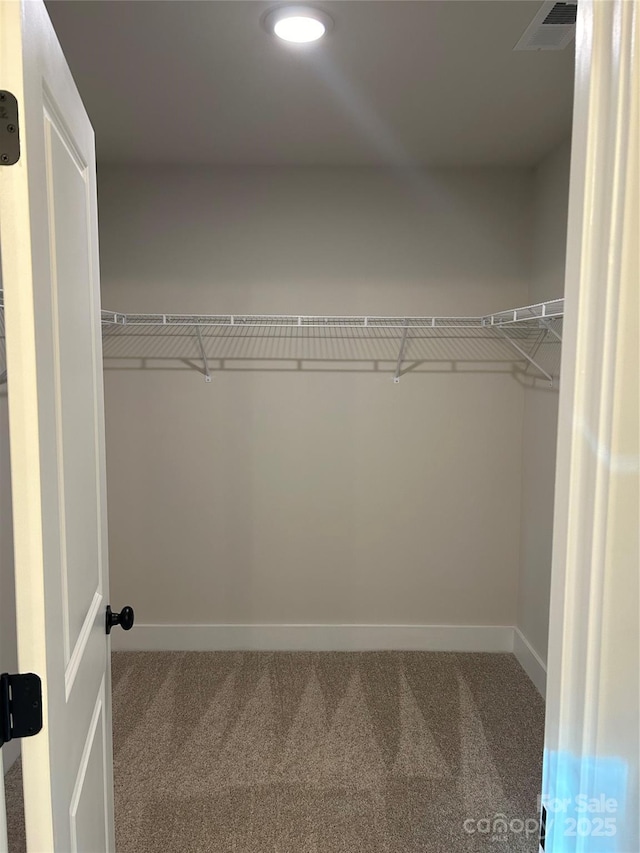 1218 Fall Day Cir SW, Lenoir, NC 28645 - walk in closet with carpet floors and visible vents