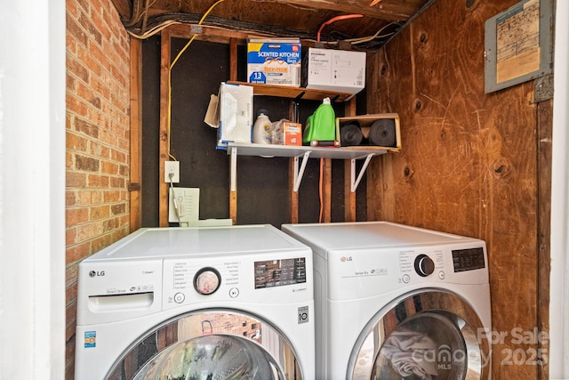 6354 Old Pineville Rd Unit F, Charlotte, NC 28217 - washroom featuring independent washer and dryer and laundry area