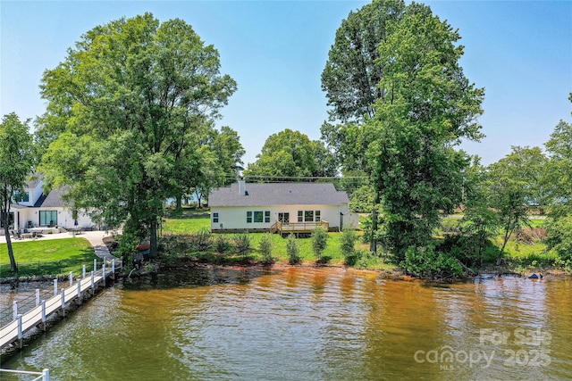 4980 Kiser Island Rd, Terrell, NC 28682 - water view featuring a dock
