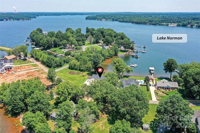 4980 Kiser Island Rd, Terrell, NC 28682 - drone / aerial view of a nearby body of water