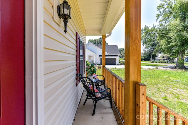 4980 Kiser Island Rd, Terrell, NC 28682 - porch featuring a yard