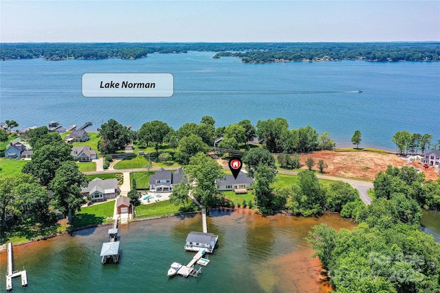4980 Kiser Island Rd, Terrell, NC 28682 - drone / aerial view of a nearby body of water