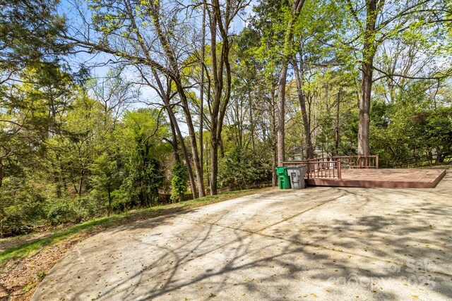 6614 Old Providence Rd, Charlotte, NC 28226 - view of patio featuring a wooden deck