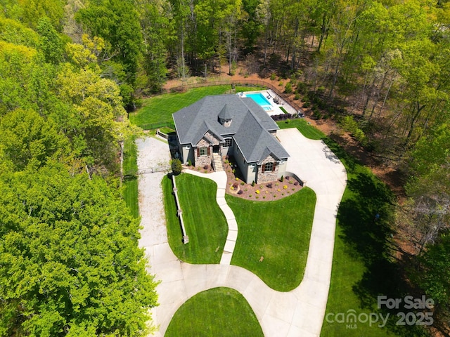 drone / aerial view