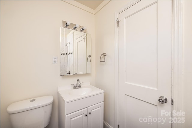 2741 Cowles Rd, Charlotte, NC 28208 - half bath with toilet and vanity