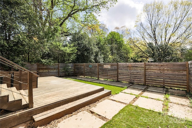 2741 Cowles Rd, Charlotte, NC 28208 - deck featuring a fenced backyard
