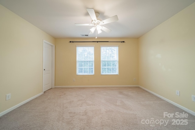 9001 Lanark Ln, Indian Land, SC 29707 - unfurnished room featuring ceiling fan, carpet floors, and baseboards