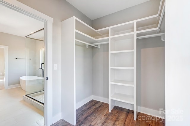 1204 Sage Pine Cir, Clover, SC 29710 - spacious closet with wood finished floors
