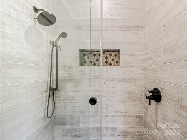 59 W Bradford Hill Rd, Mills River, NC 28759 - bathroom featuring a shower stall