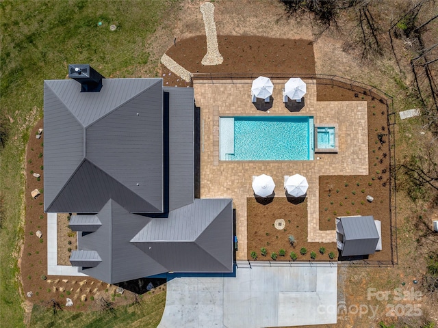 drone / aerial view