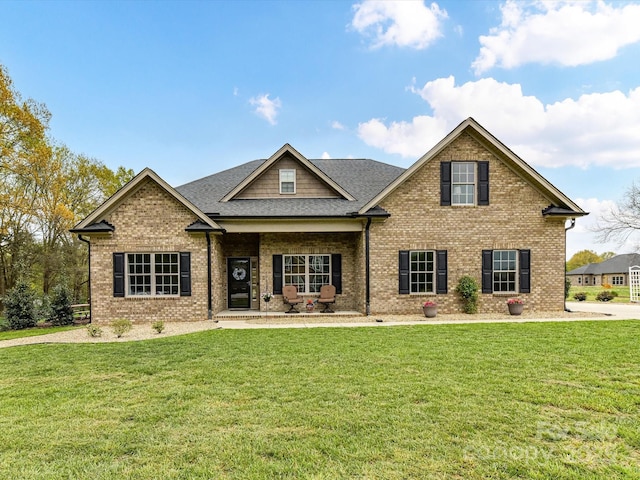 3012 Ocean Dr, Monroe, NC 28110 - craftsman-style home featuring a front lawn, brick siding, and roof with shingles