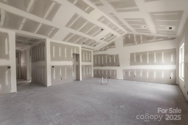 2508 Rock Dam Rd, Lincolnton, NC 28092 - empty room featuring lofted ceiling