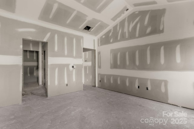2508 Rock Dam Rd, Lincolnton, NC 28092 - spare room featuring lofted ceiling