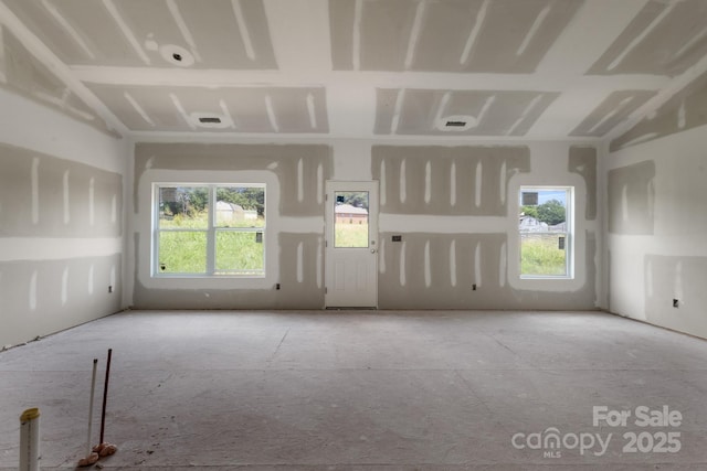 2508 Rock Dam Rd, Lincolnton, NC 28092 - unfurnished living room with plenty of natural light