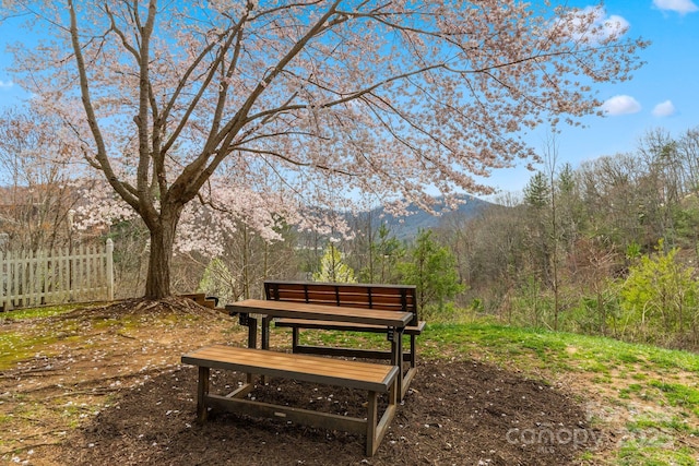 1000 Olde Eastwood Village Blvd Unit 307, Asheville, NC 28803 - view of property's community featuring a wooded view and fence