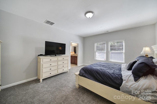 1718 Still River Way, Fort Mill, SC 29708 - carpeted bedroom featuring ensuite bath, visible vents, and baseboards