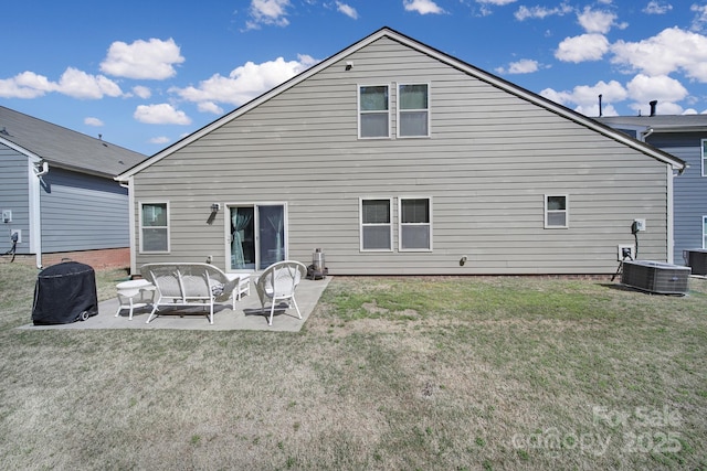 1718 Still River Way, Fort Mill, SC 29708 - rear view of property featuring a yard, a patio, and cooling unit