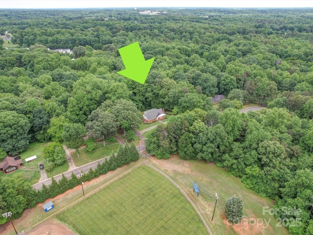 167 Cedar Ln, Troutman, NC 28166 - aerial overview of property's location with a heavily wooded area