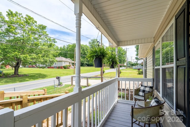 view of porch