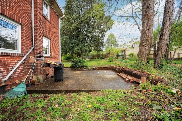 10 Westchester Dr, Asheville, NC 28803 - view of yard with a patio and fence