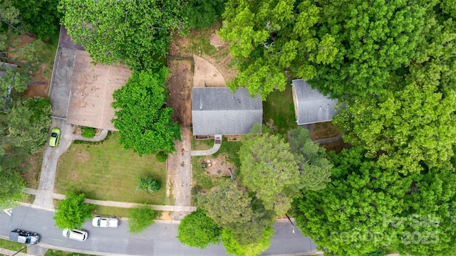 aerial view of property's location