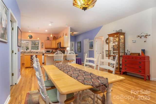 27 Hunting Lodge Dr, Black Mountain, NC 28711 - dining space with recessed lighting, a toaster, and light wood-type flooring