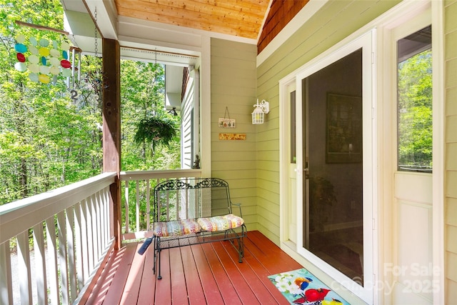 27 Hunting Lodge Dr, Black Mountain, NC 28711 - view of wooden deck