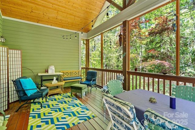 27 Hunting Lodge Dr, Black Mountain, NC 28711 - sunroom / solarium with outdoor dining area and outdoor lounge area
