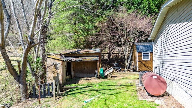 27 Venice Pl, Canton, NC 28716 - view of grassy yard featuring a storage unit