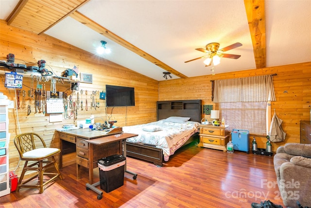 27 Venice Pl, Canton, NC 28716 - bedroom with wood walls and wood finished floors