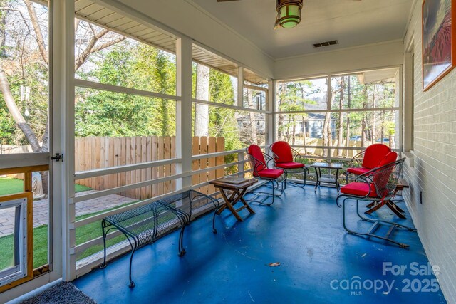 2 Bevlyn Dr, Asheville, NC 28803 - sunroom with visible vents