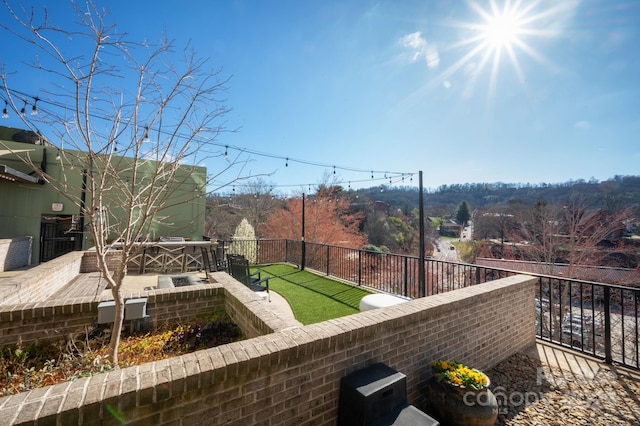55 S Market St Unit 101, Asheville, NC 28801 - exterior space with a fenced backyard