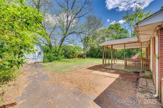 764 Emorywood Ln, Rock Hill, SC 29730 - view of yard featuring an outdoor structure and a storage unit
