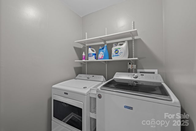 2439 Heathershire Ln, Matthews, NC 28105 - laundry room with washer and dryer