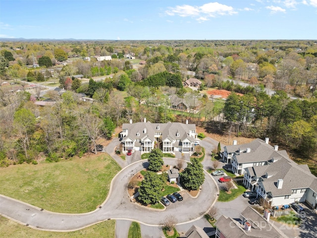 1386 21st Ave NE, Hickory, NC 28601 - aerial overview of property's location with nearby suburban area