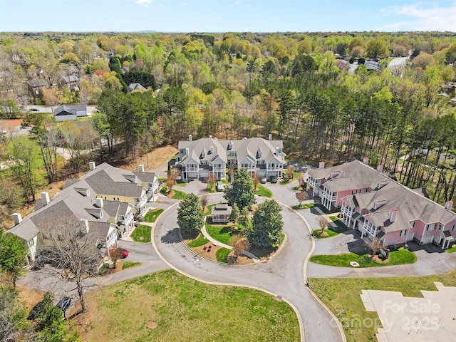 1386 21st Ave NE, Hickory, NC 28601 - aerial view of residential area with a forest