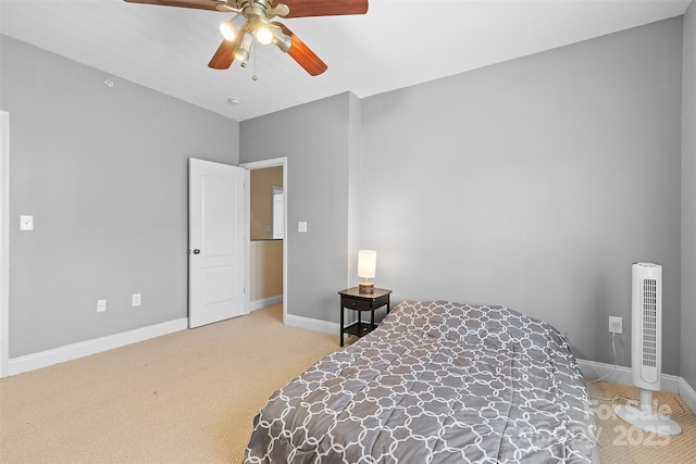 1386 21st Ave NE, Hickory, NC 28601 - bedroom featuring carpet flooring, baseboards, and ceiling fan