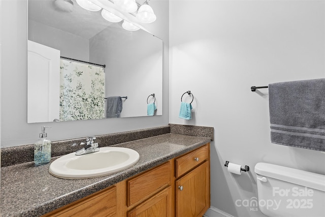 1386 21st Ave NE, Hickory, NC 28601 - full bathroom with vanity and toilet